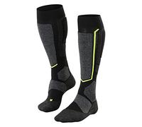 FALKE SB2 U Kh lana hilo funcional gruesos cálidos 1 par, Calcetines de esquí Unisex adulto, Negro Black-Mix 3010, 46-48