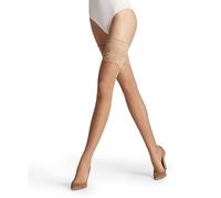 FALKE Seidenglatt 15 DEN Lace W Stu transparente lisas 1 par, Medias Mujer, Color piel Powder 4169, 8.5-9