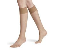FALKE Seidenglatt 15 DEN W Kh transparente lisos 1 par, Calcetines largos Mujer, Color piel Cocoon 4859, 39-42