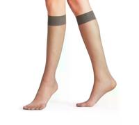 FALKE Seidenglatt 15 den W KH Transparent Einfarbig Calcetines hasta la rodilla, gris Iron 3274, 39-42 Mujer