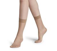 FALKE Seidenglatt 15 DEN W So transparente lisos 1 par, Calcetines Mujer, Color piel Cocoon 4859, 35-38