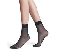 FALKE Seidenglatt 15 DEN W So transparente lisos 1 par, Calcetines Mujer, Gris Graphite 3146, 35-38