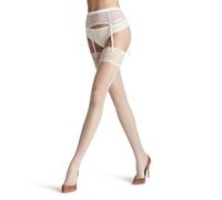 FALKE Seidenglatt 15 DEN W Sto transparente lisas 1 par, Medias Mujer, Blanco Champagne 2579, M