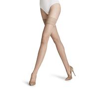 FALKE Seidenglatt 15 DEN W Stu transparente lisas 1 par, Medias Mujer, Color piel Cocoon 4859, 9.5-10
