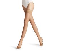 FALKE Seidenglatt 15 DEN W Stu transparente lisas 1 par, Medias Mujer, Color piel Powder 4169, M