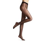 FALKE Seidenglatt 15 DEN W Ti transparente lisas 1 pieza, Pantimedias Mujer, Negro Black 3009, XL