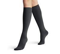 FALKE Seidenglatt 40 DEN W Kh semiopaco lisos 1 par, Calcetines largos Mujer, Gris Graphite 3146, 39-42