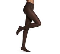 FALKE Seidenglatt 40 DEN W Ti semiopaco lisas 1 pieza, Pantimedias Mujer, Marrón Brenda 5179, L