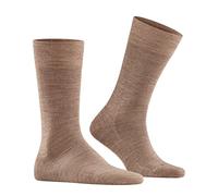 FALKE Sensitive Berlin M So lana algodón puños sin presión 1 par, Calcetines Hombre, Marrón Nutmeg Melange 5410, 39-42
