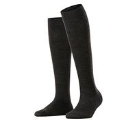 FALKE Sensitive Berlin W Kh lana algodón puños sin presión 1 par, Calcetines largos Mujer, Gris Anthracite Melange 3085, 35-38