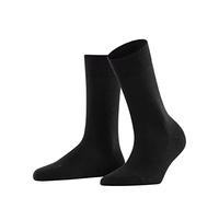 FALKE Sensitive Berlin W So lana algodón puños sin presión 1 par, Calcetines Mujer, Negro Black 3000, 39-42