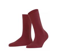 FALKE Sensitive Berlin W So lana algodón puños sin presión 1 par, Calcetines Mujer, Rojo Henna 8437, 35-38