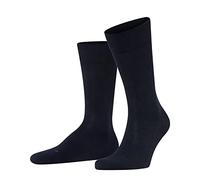 FALKE Sensitive London M So algodón puños sin presión 1 par, Calcetines Hombre, Azul Dark Navy 6375, 43-46