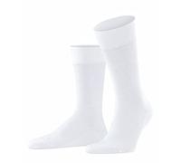 FALKE Sensitive London M SO algodón con cinturilla de confort 1 par, Calcetines Hombre, Blanco (White 2000) nuevo - ecológico, 47-50