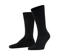 FALKE Sensitive London M SO algodón con cinturilla de confort 1 par, Calcetines Hombre, Negro (Black 3000) nuevo - ecológico, 43-46