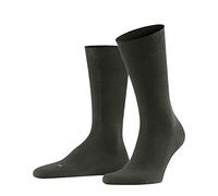 FALKE Sensitive London M SO algodón con cinturilla de confort 1 par, Calcetines Hombre, Verde (Military 7826) nuevo - ecológico, 43-46