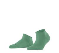 FALKE Sensitive London W Sn algodón lisos 1 par, Calcetines cortos Mujer, Turquesa Ocean Green 7506, 35-38
