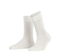 FALKE Sensitive London W SO algodón con cinturilla de confort 1 par, Calcetines Mujer, Blanco (Off-White 20400), 35-38