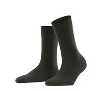 FALKE Sensitive London W SO algodón con cinturilla de confort 1 par, Calcetines Mujer, Verde (Military 78260), 35-38