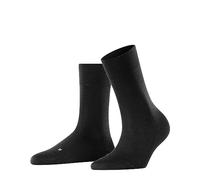 FALKE Sensitive New York W So lyocell puños sin presión 1 par, Calcetines Mujer, Negro Black 3000, 39-42