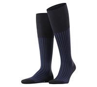 FALKE Shadow M Kh algodón estampados 1 par, Calcetines largos Hombre, Azul Lupine 6360, 43-44