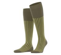 FALKE Shadow M Kh algodón estampados 1 par, Calcetines largos Hombre, Verde Crocodile 7503, 39-40