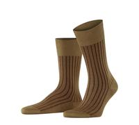 FALKE Shadow M So algodón estampados 1 par, Calcetines Hombre, Amarillo Old Brass 1220, 39-40