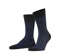 FALKE Shadow M So algodón estampados 1 par, Calcetines Hombre, Gris Anthracite Melange 3191, 45-46