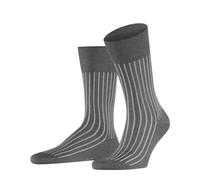 FALKE Shadow M So algodón estampados 1 par, Calcetines Hombre, Gris Steel Melange 3164, 43-44