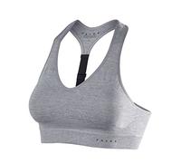 FALKE Shape Melange Low Support Sujetador Deportivo, Mujer, Gris (Grey-Heather 3757), XL
