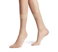 FALKE Shelina 12 DEN W So ultra-transparente lisos 1 par, Calcetines Mujer, Color piel Powder 4169, 35-38