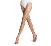 FALKE Shelina 12 DEN W STU ultra-transparente unicolor 1 par, Medias Mujer, Color piel (Sun 4299), S