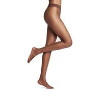 FALKE Shelina 12 DEN W Ti ultra-transparente lisas 1 pieza, Pantimedias Mujer, Marrón Espresso 5188, XL