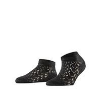 FALKE Shiny W Sn lyocell lisos 1 par, Calcetines cortos Mujer, Negro Black 3000 Trina Blaze, 39-42