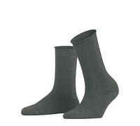 FALKE Shiny W So lyocell lisos 1 par, Calcetines Mujer, Gris Flint Grey 3640, 35-38