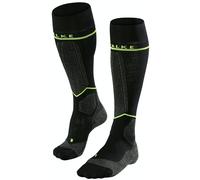 Falke SK Energizing, calcetines de esquí, hombres, negro 43-46 W3 Black-Lightning