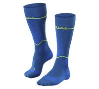 FALKE SK Energizing Wool M KH lana hilo funcional con compresión 1 par, Calcetines de esquí Hombre, Azul (King Fisher 6834) - Circunferencia de la pantorrilla W3, 39-42