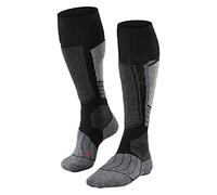 FALKE SK1 Comfort M Kh lana seda hilo funcional gruesos cálidos 1 par, Calcetines de esquí Hombre, Negro Black-Mix 3010, 39-41