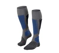 Falke Calcetines de esquí SK1 Comfort M – Lana y seda, hilo funcional – Gris Light Grey 3400, 46-48