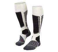 FALKE SK1 Comfort W Kh lana seda hilo funcional gruesos cálidos 1 par, Calcetines de esquí Mujer, Blanco Off-White 2040, 35-36