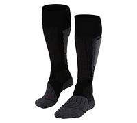 FALKE SK1 Comfort W Kh lana seda hilo funcional gruesos cálidos 1 par, Calcetines de esquí Mujer, Negro Black-Mix 3010, 39-40
