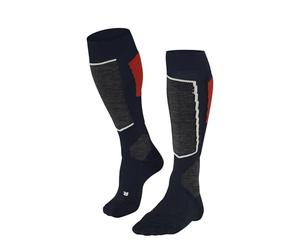 FALKE SK2 Intermediate M Kh lana hilo funcional gruesos cálidos 1 par, Calcetines de esquí Hombre, Azul Limoges 6117, 42-43