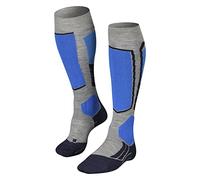FALKE SK2 Intermediate M Kh lana hilo funcional gruesos cálidos 1 par, Calcetines de esquí Hombre, Gris Light Grey 3400, 39-41