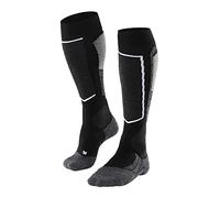 FALKE SK2 Intermediate M Kh lana hilo funcional gruesos cálidos 1 par, Calcetines de esquí Hombre, Negro Black-Mix 3010, 44-45