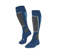 FALKE SK2 Intermediate M Kh lana hilo funcional gruesos cálidos 1 par, Calcetines de esquí Hombre, Turquesa Ocean 6836, 39-41