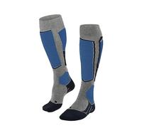 FALKE SK2 Intermediate Vegan M Kh hilo funcional lyocell gruesos cálidos 1 par, Calcetines de esquí Hombre, Gris Light Grey 3400, 46-48