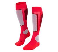 FALKE SK2 Intermediate Wool W Kh lana hilo funcional gruesos cálidos 1 par, Calcetines de esquí Mujer, Rojo Rose 8680, 39-40