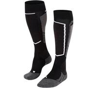 FALKE SK2 Intermediate Wool W Kh lana hilo funcional gruesos cálidos 1 par, Calcetines de esquí Mujer, Negro Black-Mix 3010, 39-40