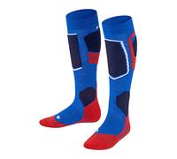 FALKE SK4 Advanced K Kh lana hilo funcional finos cálidos 1 par, Calcetines de esquí Unisex niños, Azul Olympic 6940, 23-26