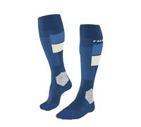 FALKE SK4 Advanced M Kh lana hilo funcional finos cálidos 1 par, Calcetines de esquí Hombre, Azul King Fisher 6834 Trend, 44-45